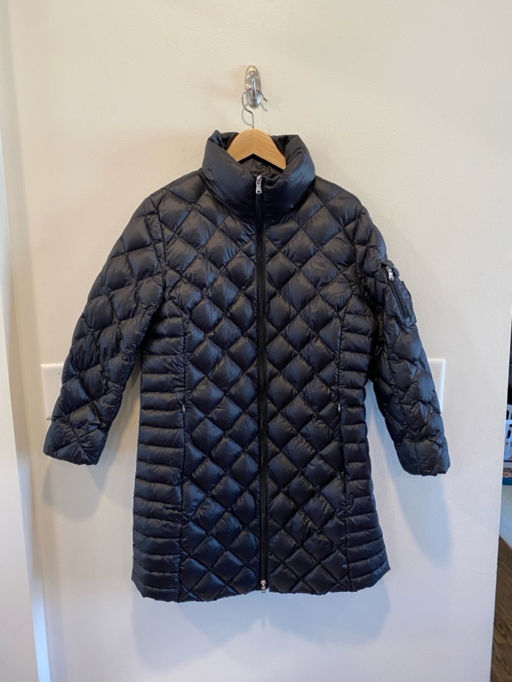 Lauren Ralph Lauren womens down Parka size Large 90% down quilted packable black